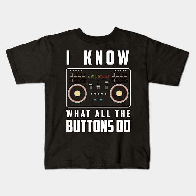 DJ Techno Kids T-Shirt by TeddyTees